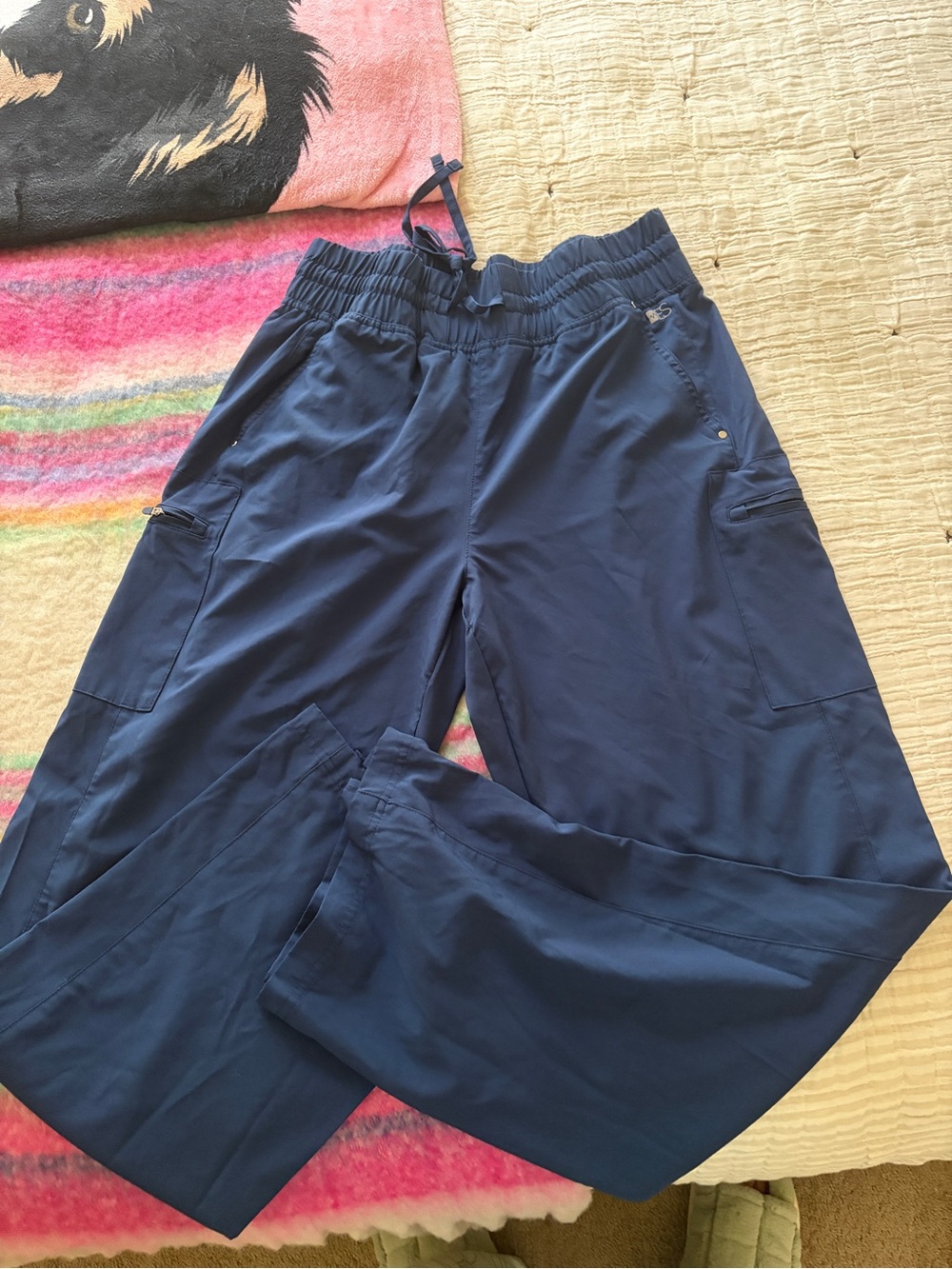 Uniform Advantage Navy Wide Leg Scrub Pants